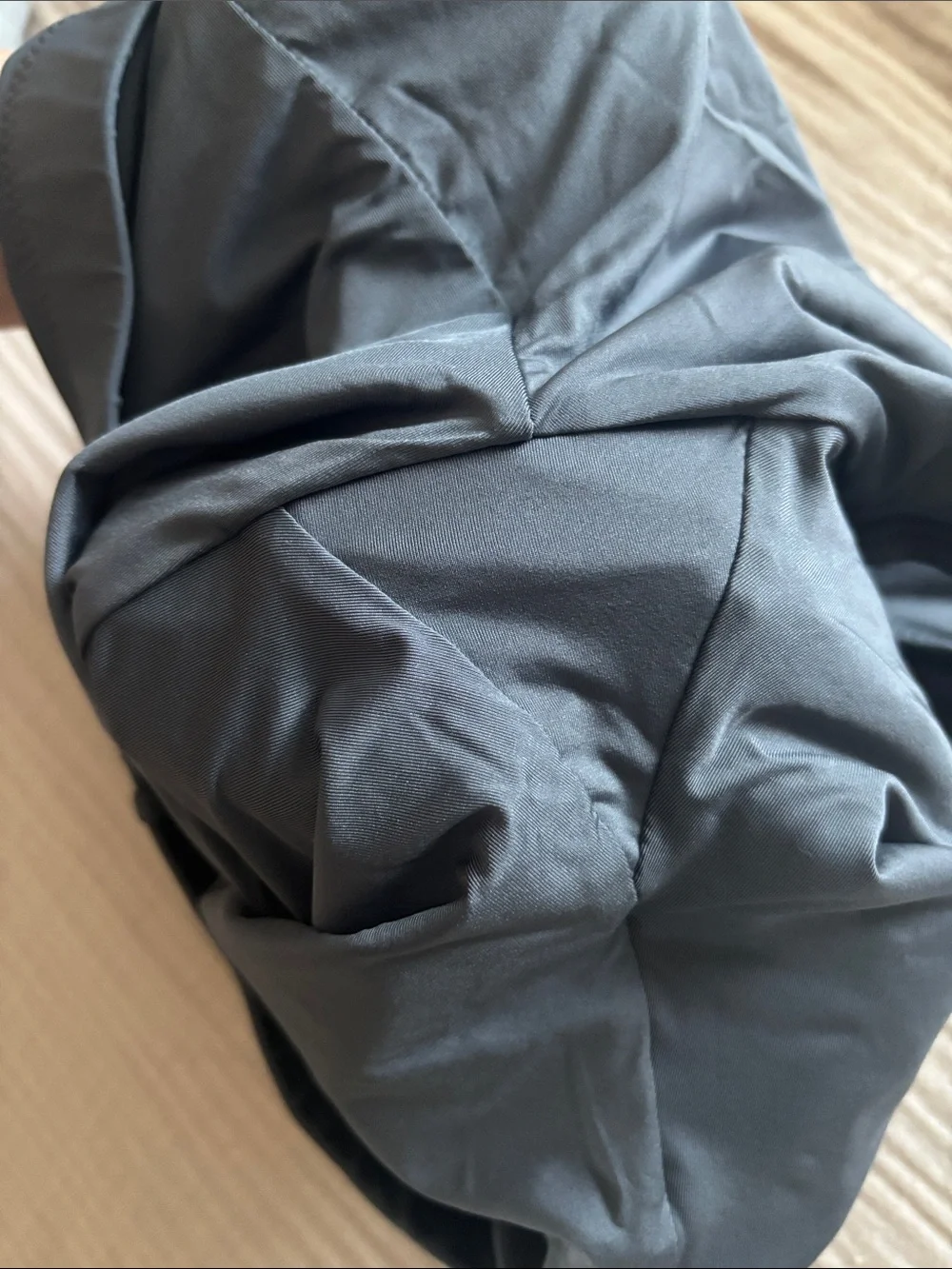 SKIMS Recycled Swim Mid Waist Gunmetal Grey Short